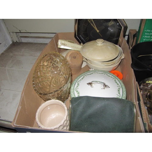 41 - Box of Assorted China & Glass Ware.