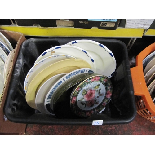53 - Small Box of Mixed Plates.