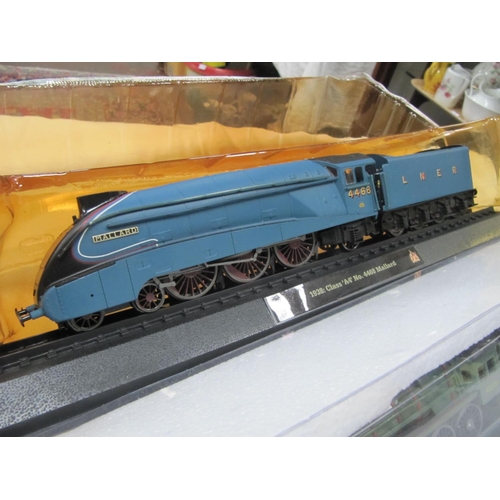 192 - Four Model Trains on Plinths - 