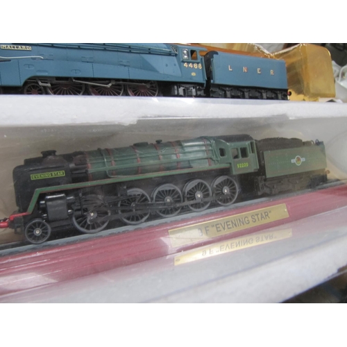 192 - Four Model Trains on Plinths - 