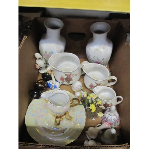 16 - Box of China, Jugs etc.