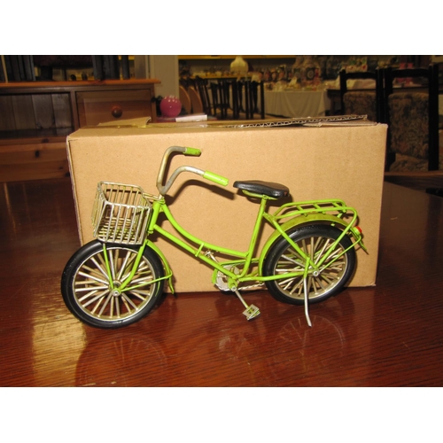 197 - Boxed Model Vintage Bike with Basket.