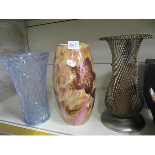 41 - Three Miscellaneous Vases.