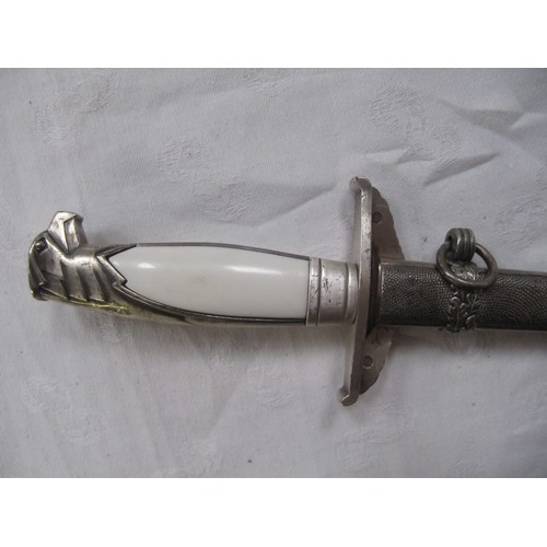 220 - German Diplomatic Dagger with Eagle Handle & Sheath - reproduction.