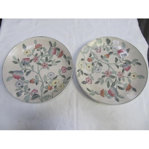 339 - Pair of Susie Cooper Style Plates.