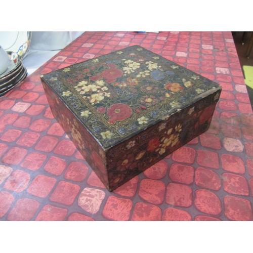 179 - 4 Hand Decorated Wooden Boxes.