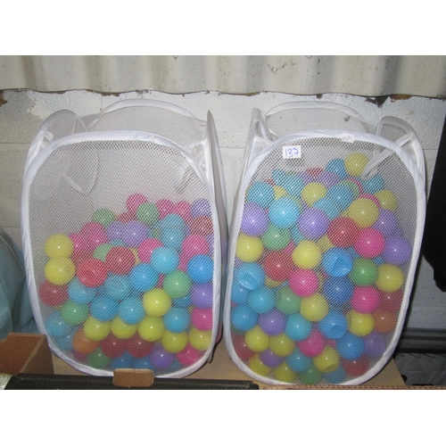 137 - Two Large Bags of Play Balls.