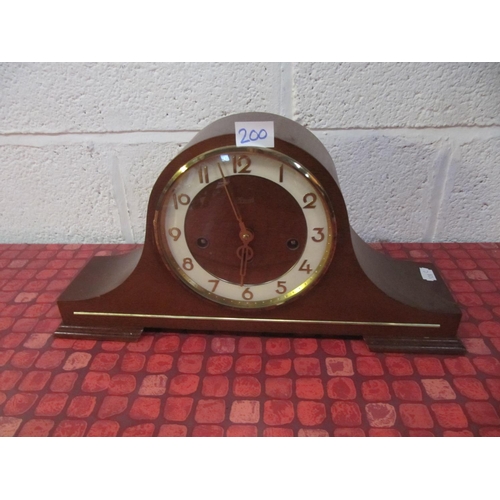 200 - Hermle Napoleon Style Mantle Clock with Key.