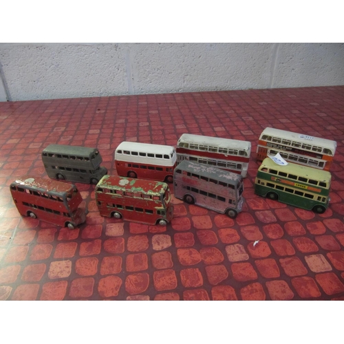 220 - 8 Vintage Dinky Busses & Coaches.