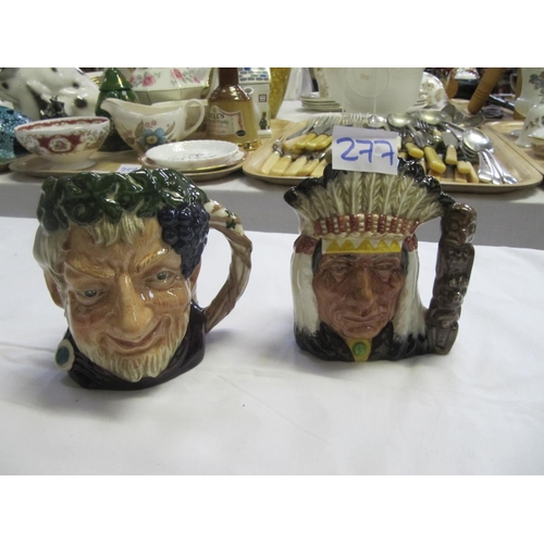 277 - Two Small Royal Doulton Character Jugs - 