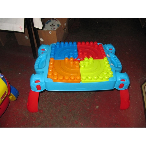 71 - Mega Blocks Folding Storage Table.