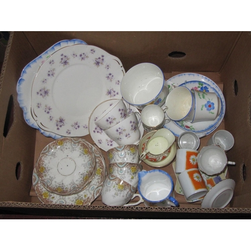 78 - Box of Part Tea Sets & Other China.