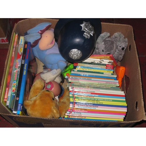 79 - Box to Include Children's Reading Books, Cuddly Toys & Annuals etc.