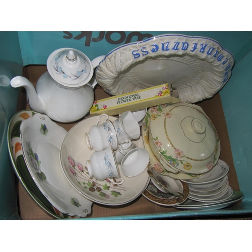 18 - Box of China to Include Coffee Set, Tureens & Plates.