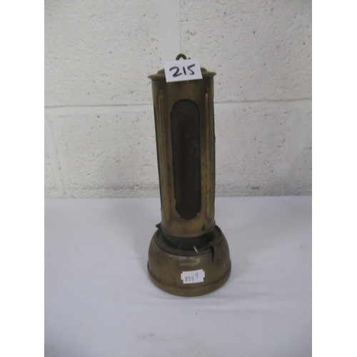 215 - Vintage Brass Nobby Paraffin Heater.