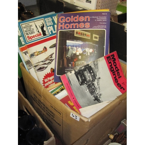 43 - Box of Vintage & Other Magazines to Include 