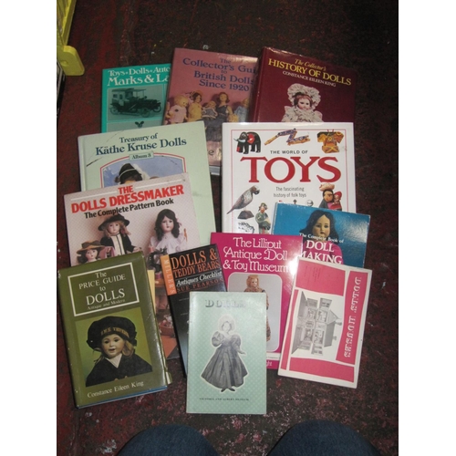 13 - Box of Antique Doll & Toy Reference Books.