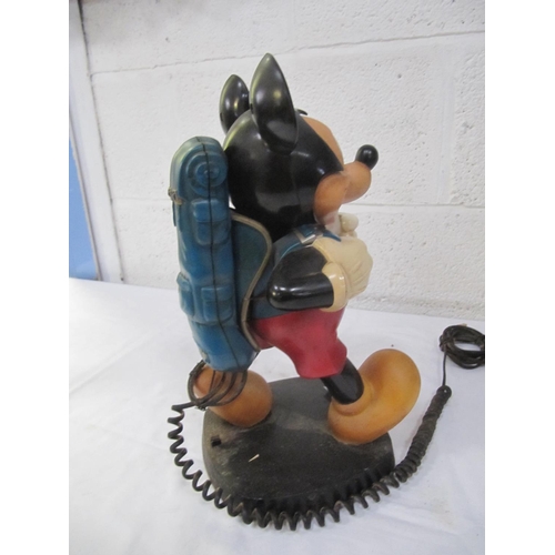 212 - Retro Mickey Mouse with Backpack Telephone.