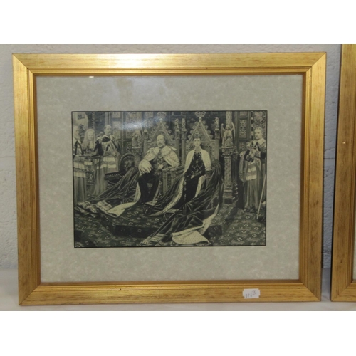 271 - Two Original Royal Prints Circca 1900 - Queen Victoria & Edward VII.