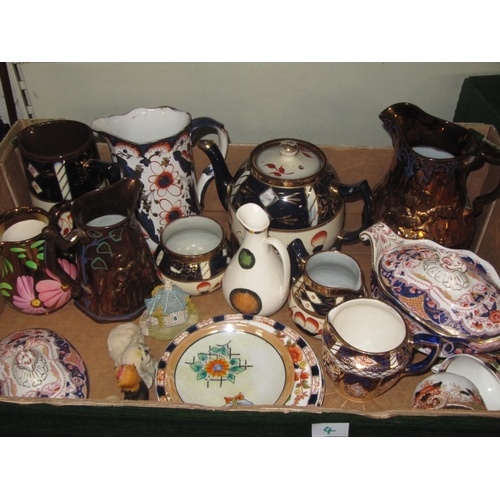 4 - Box to Include Sadler Tea Service, Lustre Jug etc.