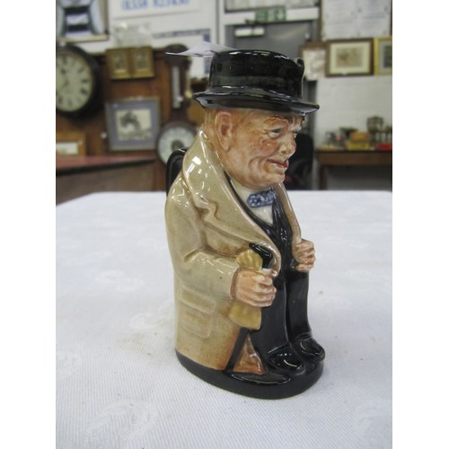 330 - Small Royal Doulton Winston Churchill Toby Jug.