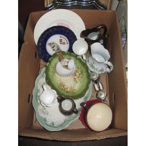 103 - Box to Include Plates, Jugs etc.