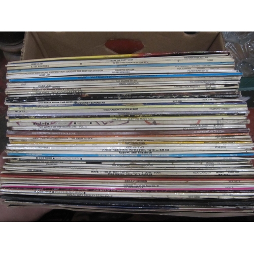 122 - Box of Vinyl LP Records.