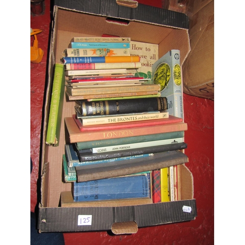 125 - Box of Vintage Books Circa 1920's-1960's.