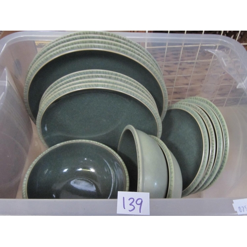 139 - Box of Denby 