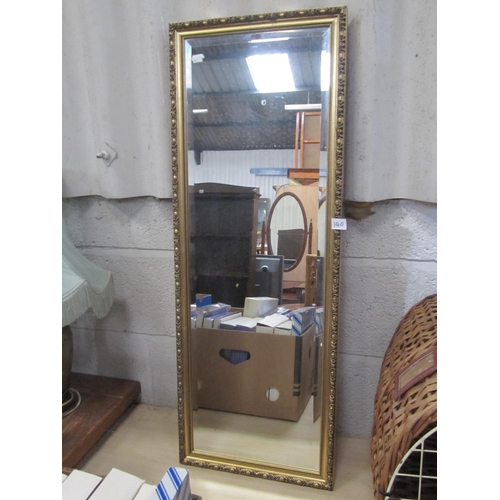 140 - Rectangular Gilt Framed Wall Mirror.