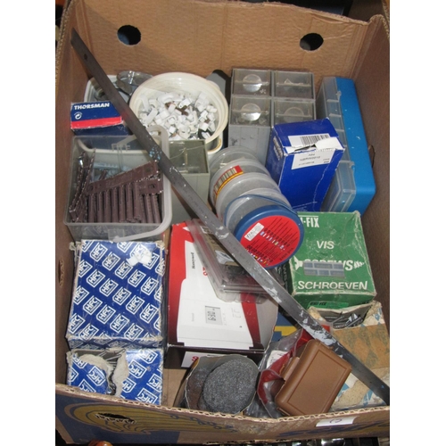 15 - Box of Hardware, Screws, Nails etc.