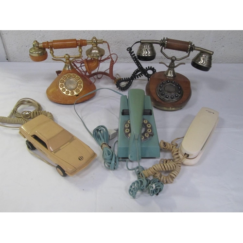 167 - Five Assorted Telephones Includes 