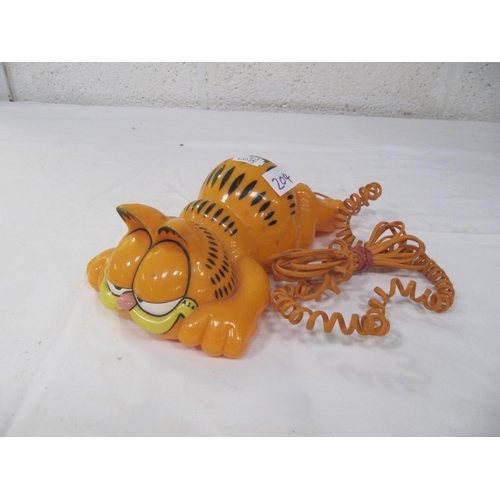 204 - Novelty Garfield Telephone.