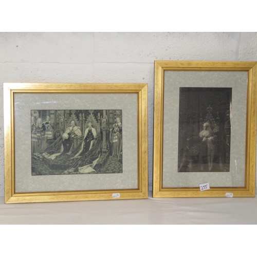 255 - Two Original Royal Prints Circca 1900 - Queen Victoria & Edward VII.