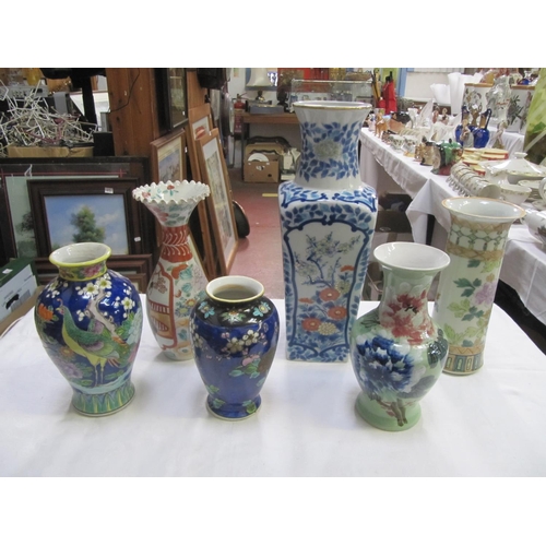 261 - Tray of Various Oriental Vases.