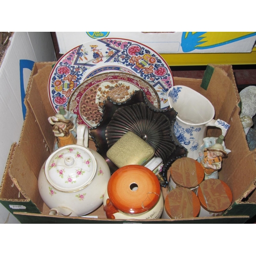 3 - Small Box to Include Plates, Alfred Meakin Jug etc.