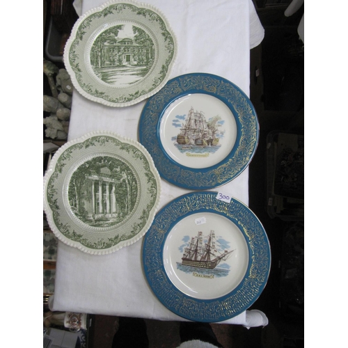 300 - Two Ship Plates - 