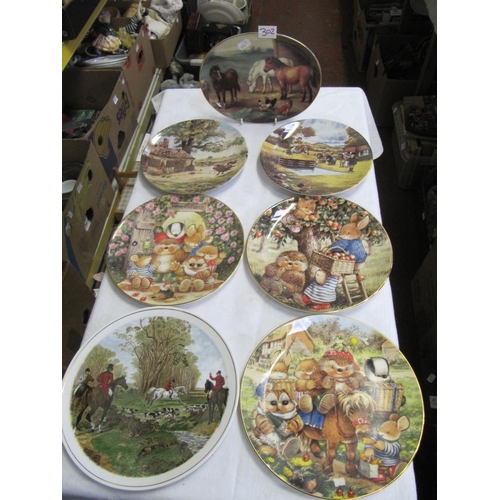 302 - Selection of Royal Doulton, Bradford Exchange & Royal Worcester Collectable Series Plates.