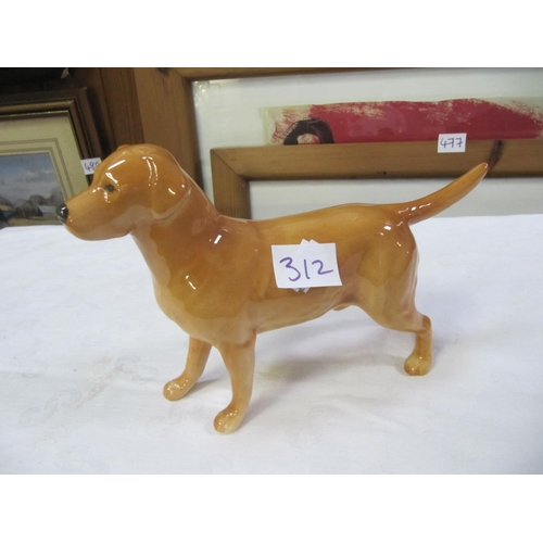 312 - Beswick Golden Labrador 