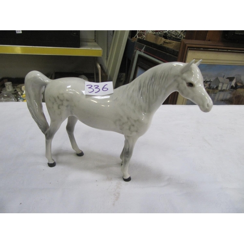 336 - Beswick Dapple Grey Horse.