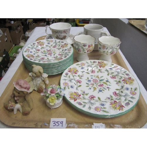 359 - Tray to Include Wedgwood 