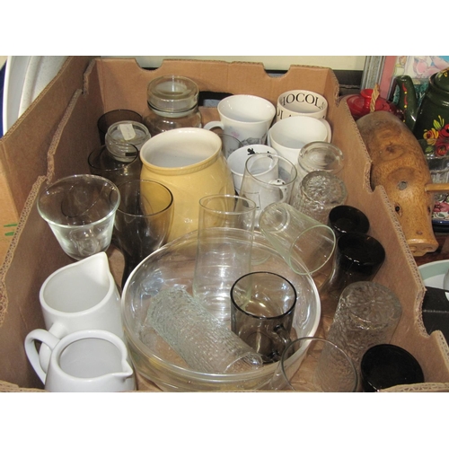 37 - Box of Mugs & Glasses etc.