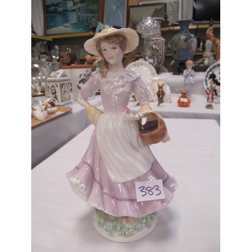 383 - Signed Royal Worcester Limited Edition  (457/7500) 