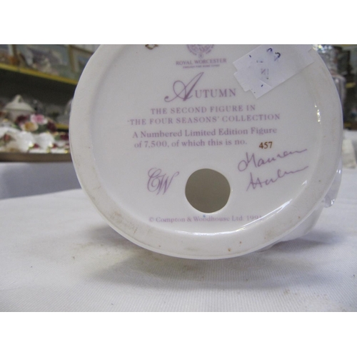 383 - Signed Royal Worcester Limited Edition  (457/7500) 