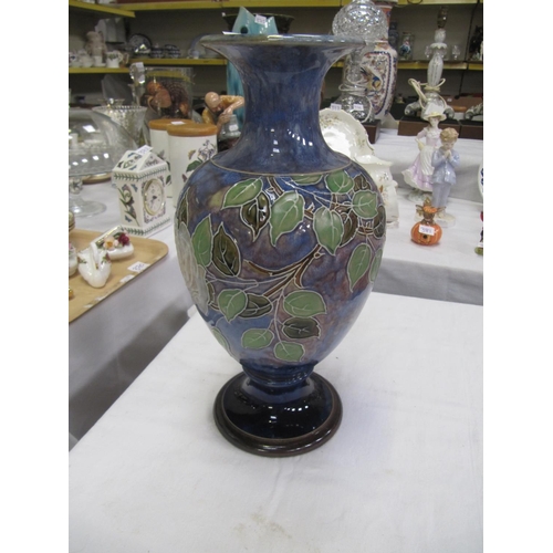 384 - Large Blue Royal Doulton Vase.