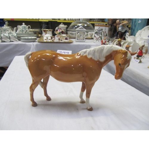 399 - Beswick Palomino Horse Head Right - ear damaged.