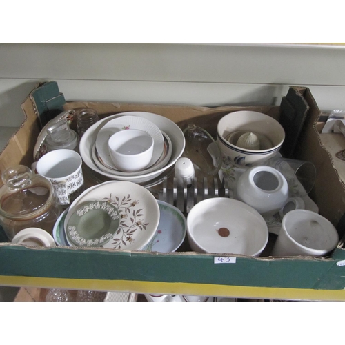 43 - Box of China & Glass Ware.