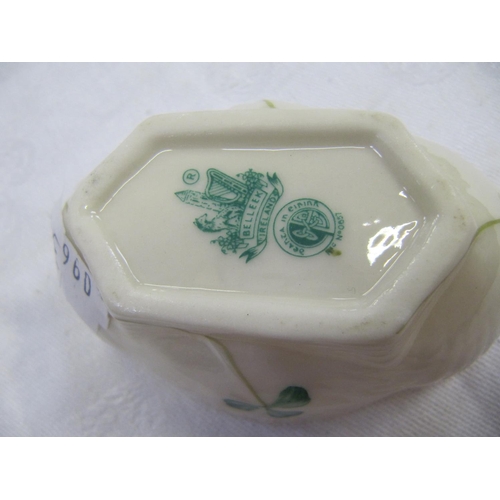 448 - Vintage Belleek Pin Dish.