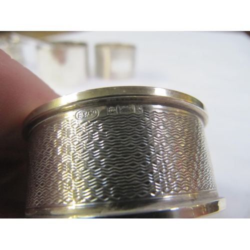 451 - 4 Hallmarked Silver Napkin Rings.