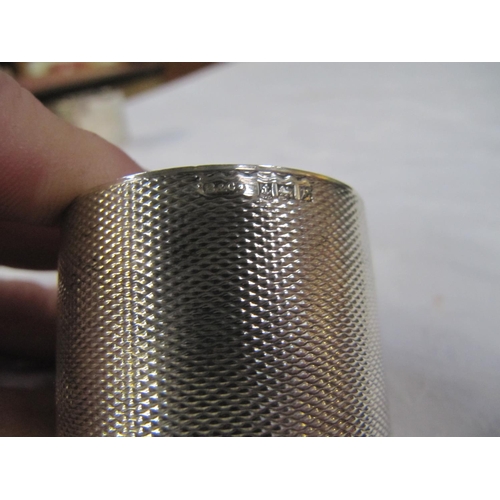 451 - 4 Hallmarked Silver Napkin Rings.